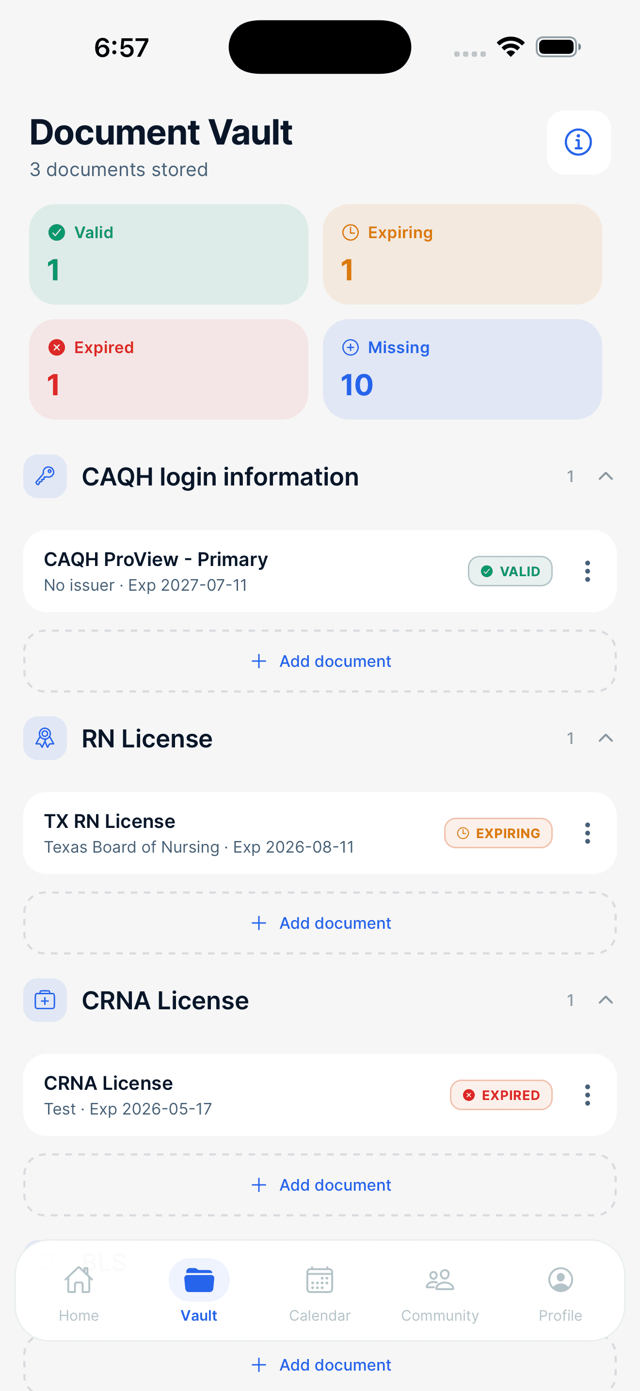 Credential Vault